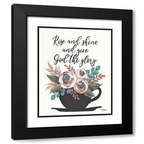 Rise and Shine Black Modern Wood Framed Art Print with Double Matting by Norman, Michelle