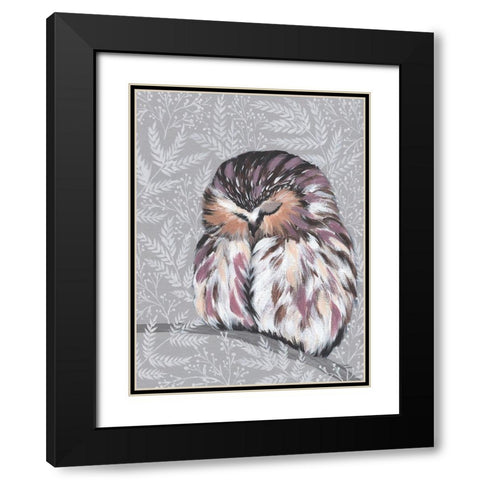 Sweet Dreams Black Modern Wood Framed Art Print with Double Matting by Norman, Michele