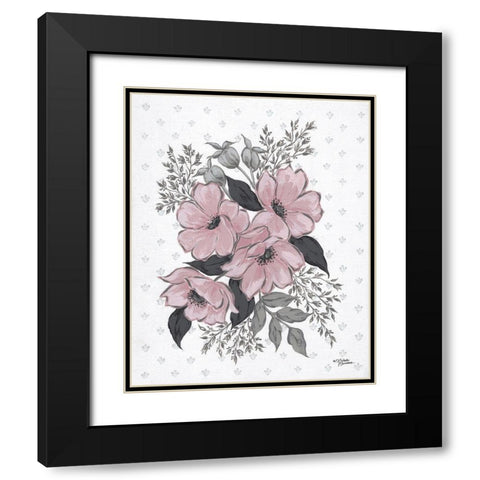 Harper Black Modern Wood Framed Art Print with Double Matting by Norman, Michele