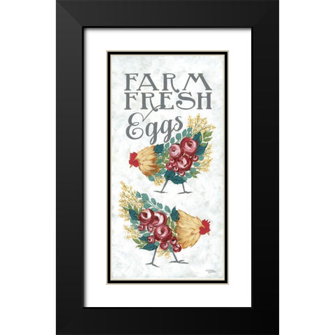 Farm Fresh Black Modern Wood Framed Art Print with Double Matting by Norman, Michele