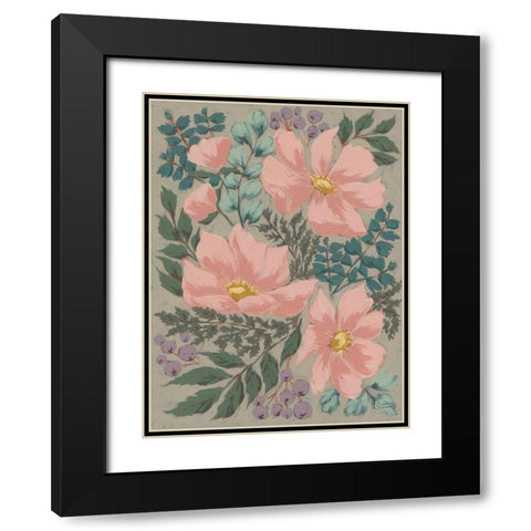 Cosmos Dreams Black Modern Wood Framed Art Print with Double Matting by Norman, Michele