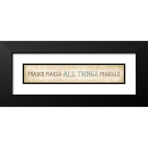 All Things Black Modern Wood Framed Art Print with Double Matting by Mollie B.