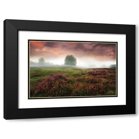Fairyland Black Modern Wood Framed Art Print with Double Matting by Podt, Martin
