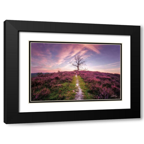 Treemendous Black Modern Wood Framed Art Print with Double Matting by Podt, Martin