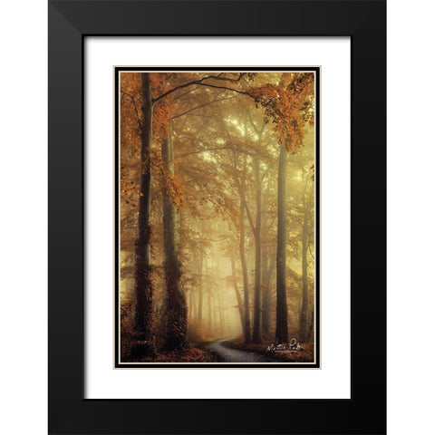 The Path of Liberation Black Modern Wood Framed Art Print with Double Matting by Podt, Martin
