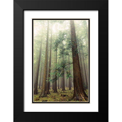 The Friendly Giants Black Modern Wood Framed Art Print with Double Matting by Podt, Martin