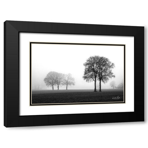 Together Again Black Modern Wood Framed Art Print with Double Matting by Podt, Martin