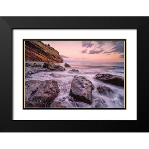 Wet and Slippery     Black Modern Wood Framed Art Print with Double Matting by Podt, Martin