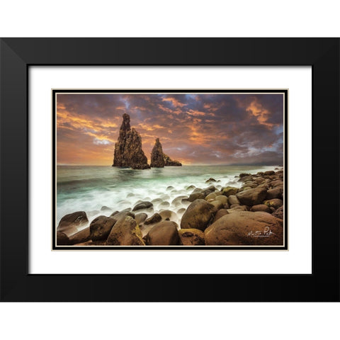 Standing Strong   Black Modern Wood Framed Art Print with Double Matting by Podt, Martin