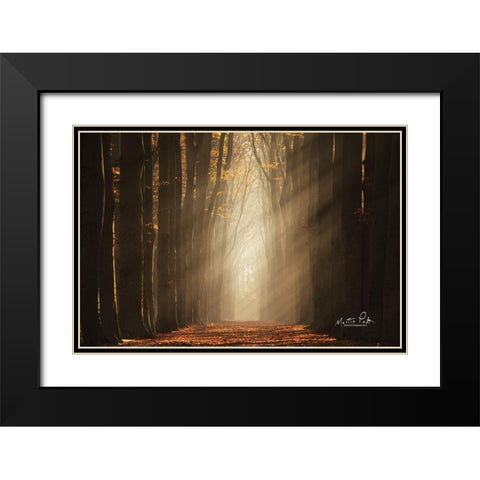 Classic Shot   Black Modern Wood Framed Art Print with Double Matting by Podt, Martin