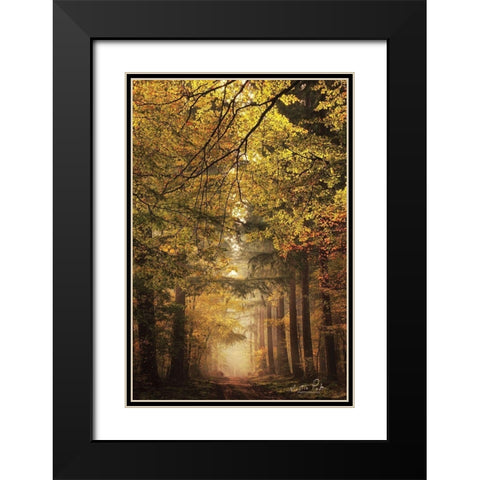Memories of the Past Black Modern Wood Framed Art Print with Double Matting by Podt, Martin