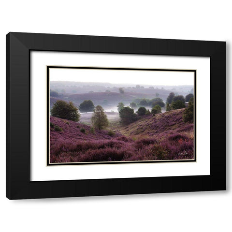 Oh Yeah Black Modern Wood Framed Art Print with Double Matting by Podt, Martin