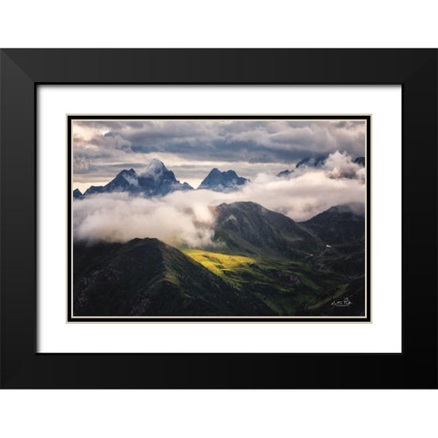 In the Spotlight I Black Modern Wood Framed Art Print with Double Matting by Podt, Martin