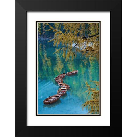 S Curve Black Modern Wood Framed Art Print with Double Matting by Podt, Martin