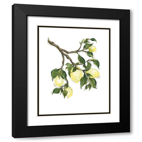 Squeeze the Day Black Modern Wood Framed Art Print with Double Matting by Norkus, Julie