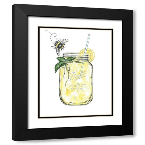 When Life Gives You Lemons Black Modern Wood Framed Art Print with Double Matting by Norkus, Julie