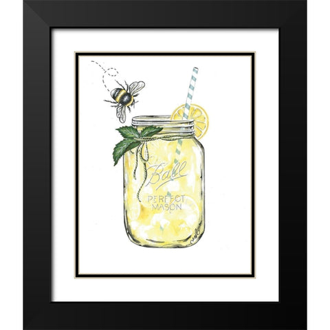 When Life Gives You Lemons Black Modern Wood Framed Art Print with Double Matting by Norkus, Julie