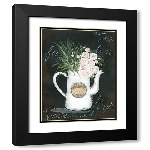 Grandpas Enamel Black Modern Wood Framed Art Print with Double Matting by Norkus, Julie