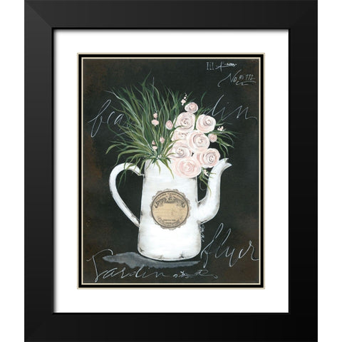 Grandpas Enamel Black Modern Wood Framed Art Print with Double Matting by Norkus, Julie