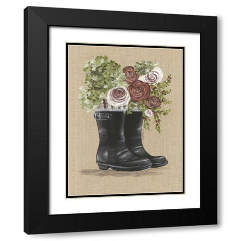 Rain, Rain Go Away Black Modern Wood Framed Art Print with Double Matting by Norkus, Julie