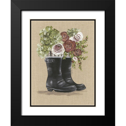 Rain, Rain Go Away Black Modern Wood Framed Art Print with Double Matting by Norkus, Julie