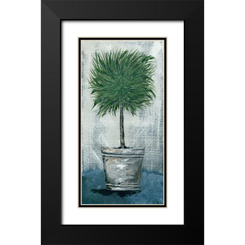 Boho Tree Black Modern Wood Framed Art Print with Double Matting by Norkus, Julie
