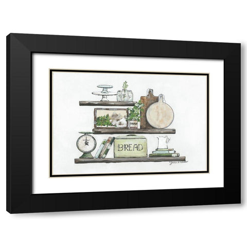 Kitchen Wall Styling Black Modern Wood Framed Art Print with Double Matting by Norkus, Julie
