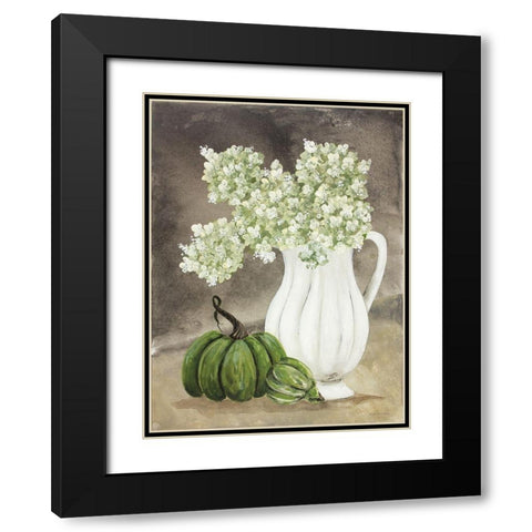 Pumpkin Study Black Modern Wood Framed Art Print with Double Matting by Norkus, Julie