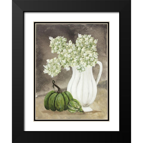 Pumpkin Study Black Modern Wood Framed Art Print with Double Matting by Norkus, Julie