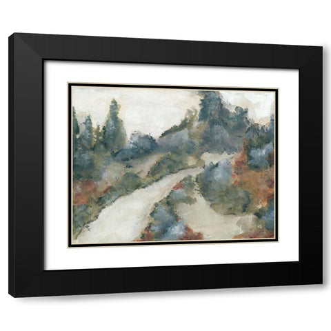 Far Away 2  Black Modern Wood Framed Art Print with Double Matting by Norkus, Julie