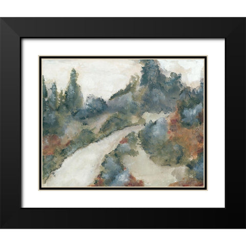 Far Away 2  Black Modern Wood Framed Art Print with Double Matting by Norkus, Julie
