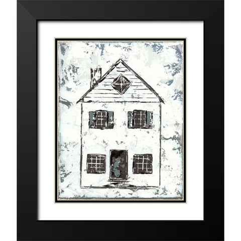 Shelter Series I Black Modern Wood Framed Art Print with Double Matting by Norkus, Julie