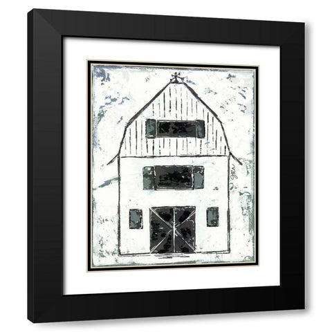 Shelter Series II Black Modern Wood Framed Art Print with Double Matting by Norkus, Julie