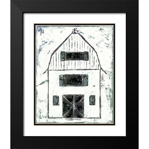 Shelter Series II Black Modern Wood Framed Art Print with Double Matting by Norkus, Julie
