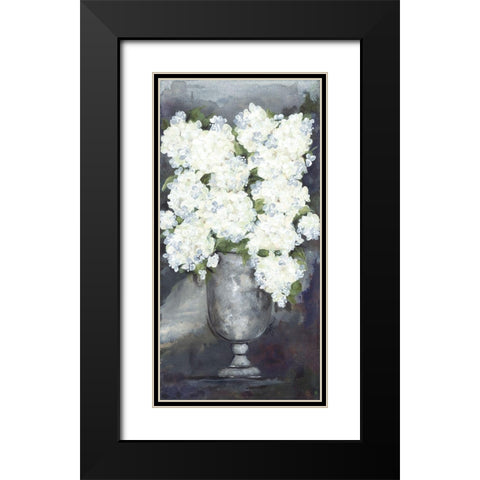 Snowball Hydrangeas III Black Modern Wood Framed Art Print with Double Matting by Norkus, Julie