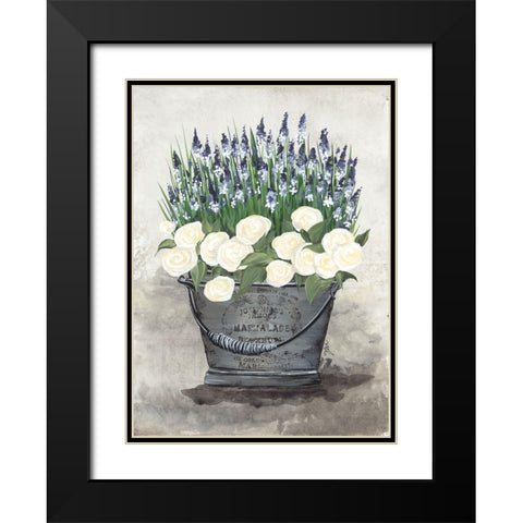 Pail of Poises Black Modern Wood Framed Art Print with Double Matting by Norkus, Julie