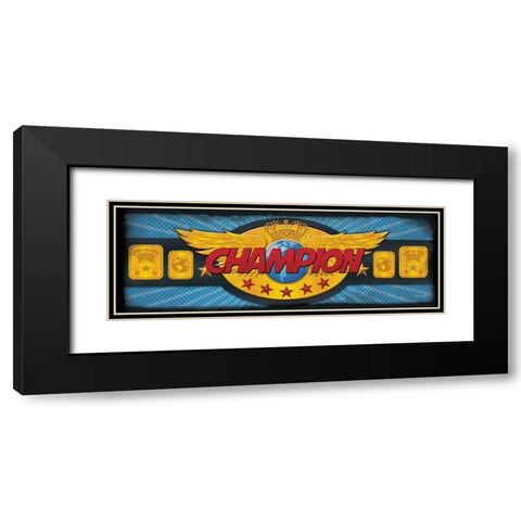 Champion Black Modern Wood Framed Art Print with Double Matting by Rader, Lauren