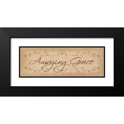 Amazing Grace Black Modern Wood Framed Art Print with Double Matting by Rader, Lauren
