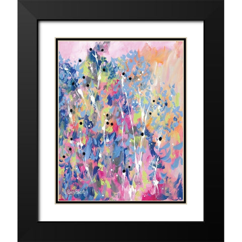 Wild Child Black Modern Wood Framed Art Print with Double Matting by Ebert, Roey