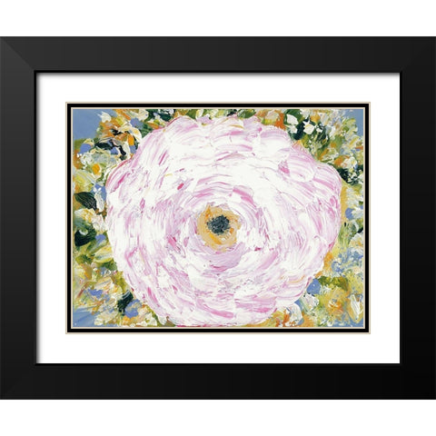 Be Bold Black Modern Wood Framed Art Print with Double Matting by Ebert, Roey