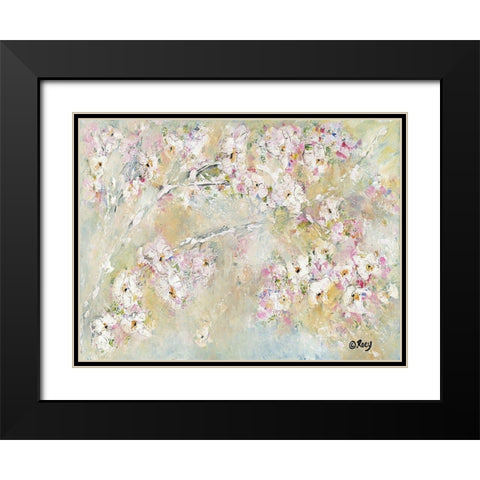 Branching Out Black Modern Wood Framed Art Print with Double Matting by Ebert, Roey