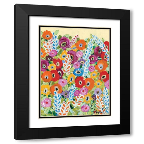 Whimsy Black Modern Wood Framed Art Print with Double Matting by Ebert, Roey