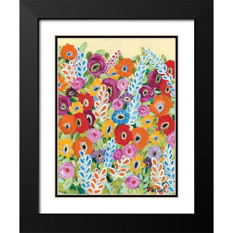 Whimsy Black Modern Wood Framed Art Print with Double Matting by Ebert, Roey