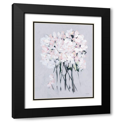 Romantic Floral I Black Modern Wood Framed Art Print with Double Matting by Ebert, Roey