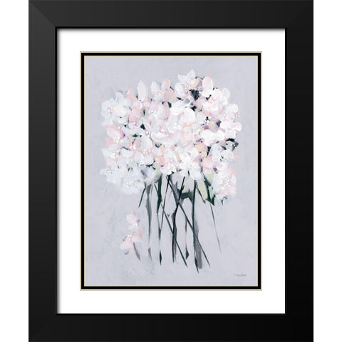 Romantic Floral I Black Modern Wood Framed Art Print with Double Matting by Ebert, Roey