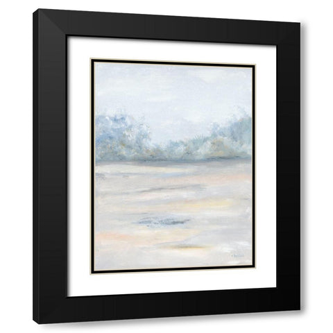 Landscape I Black Modern Wood Framed Art Print with Double Matting by Ebert, Roey