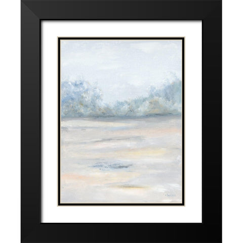 Landscape I Black Modern Wood Framed Art Print with Double Matting by Ebert, Roey