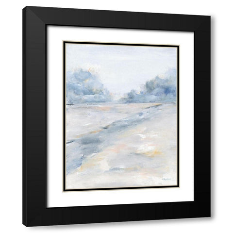 Landscape II Black Modern Wood Framed Art Print with Double Matting by Ebert, Roey