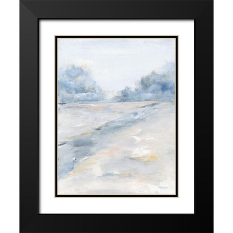 Landscape II Black Modern Wood Framed Art Print with Double Matting by Ebert, Roey