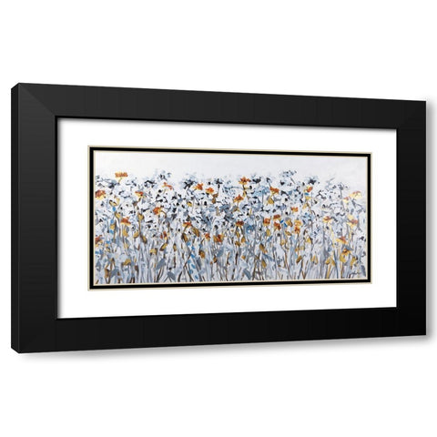 Serenity Walk Black Modern Wood Framed Art Print with Double Matting by Ebert, Roey